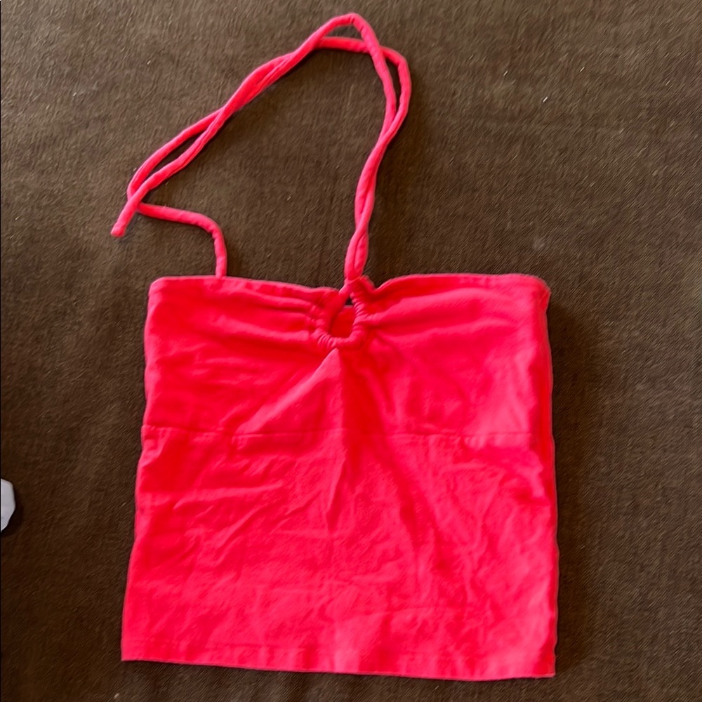Hollister Bright Red Crop Top
